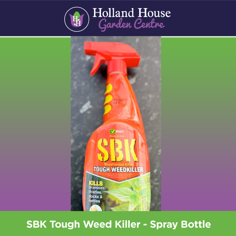 SBK Tough Weed Killer SprayBottle Holland House Garden Centre Preston