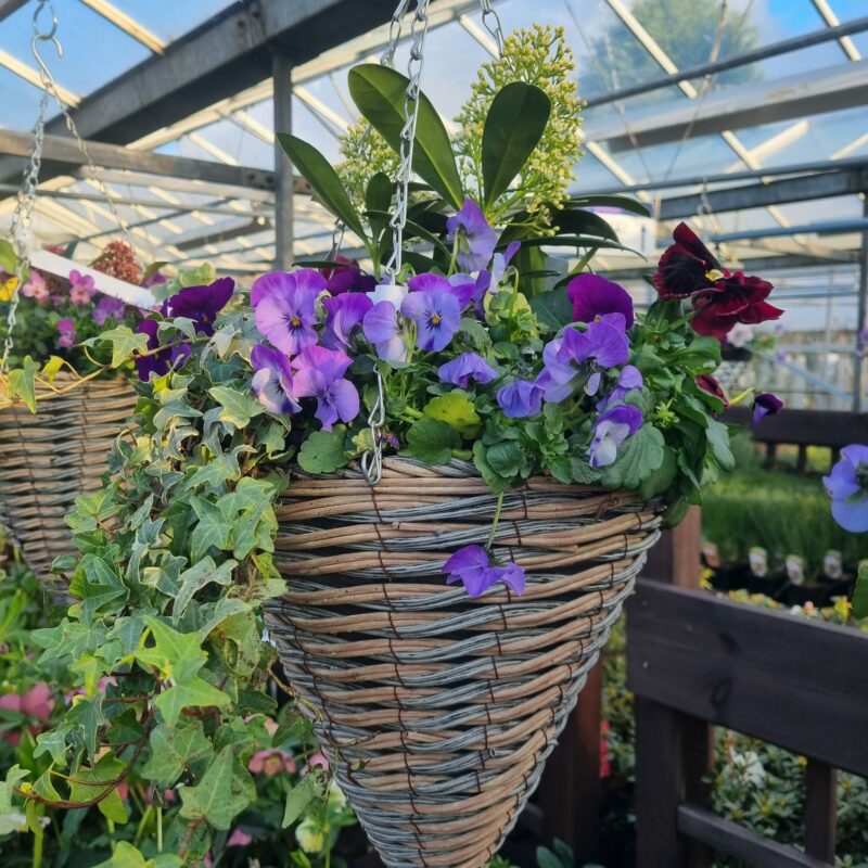 spring Cone Basket 12in