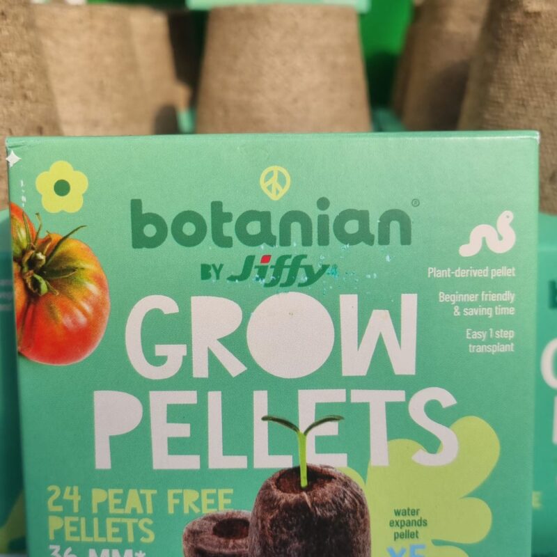 Jiffy grow pellets 24 x 36mm peat free pellets