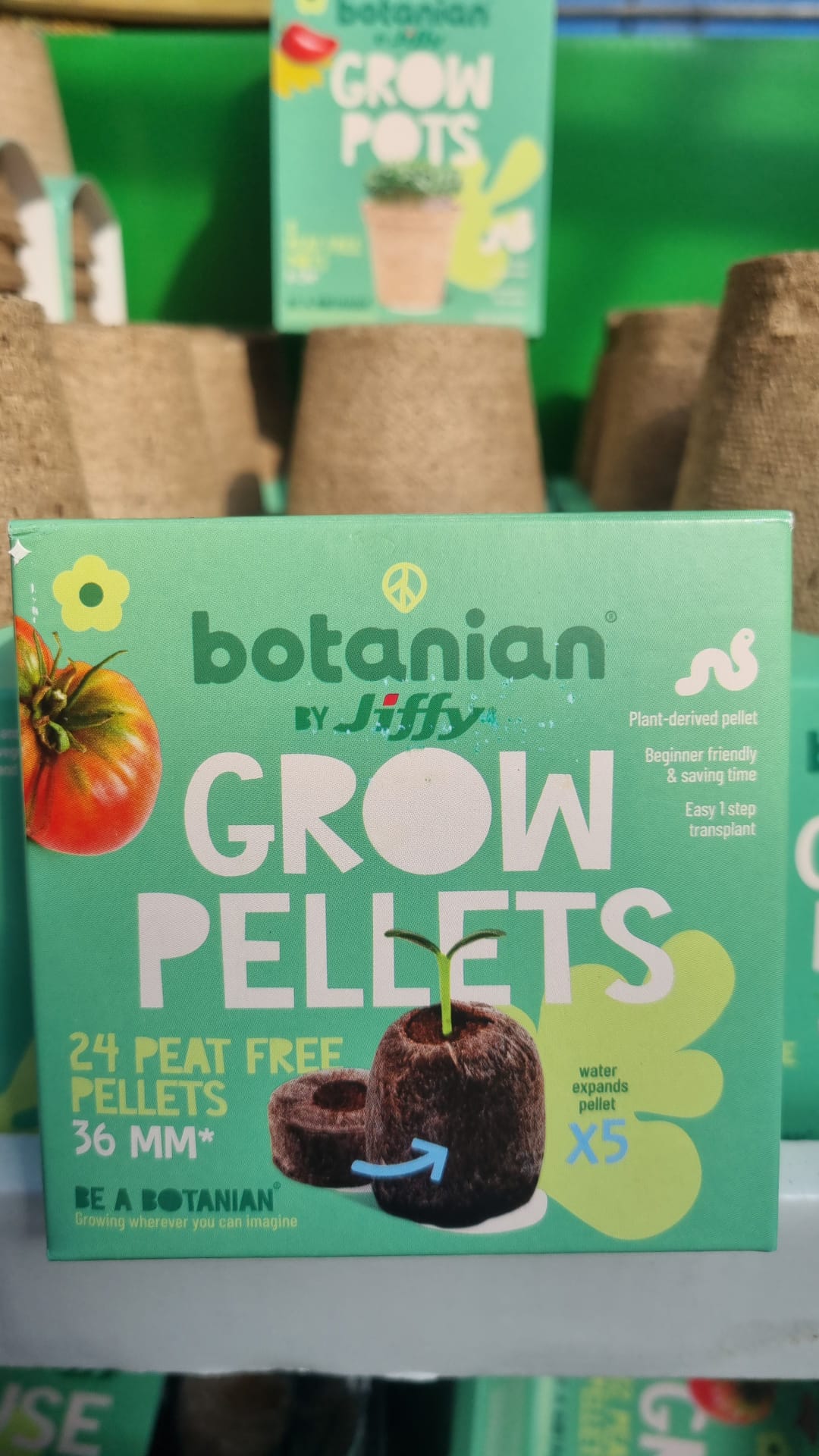 Jiffy grow pellets 24 x 36mm peat free pellets Holland House Garden