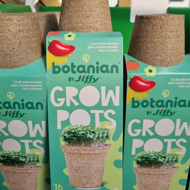 Jiffy grow pots 16 x 8cm peat free pots