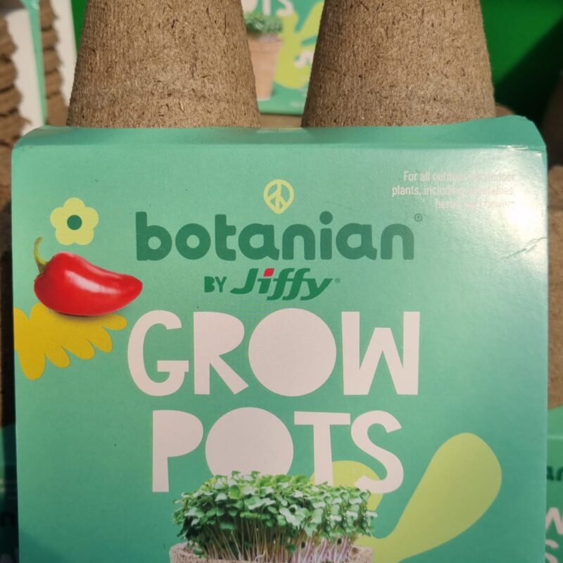 Jiffy grow pots 30 x 6cm peat free pots
