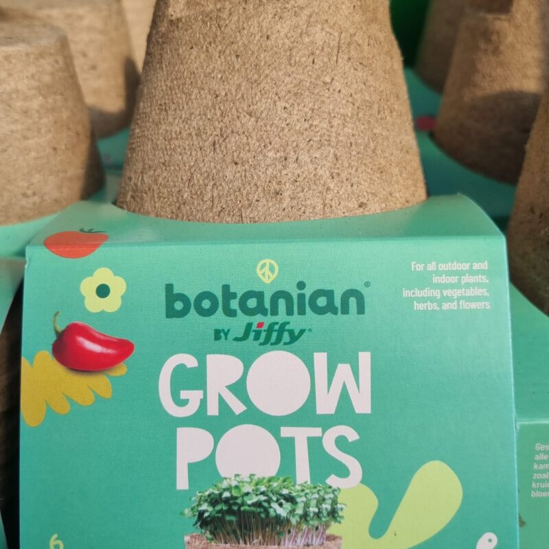 Jiffy grow pots 6 x 10cm peat free pots