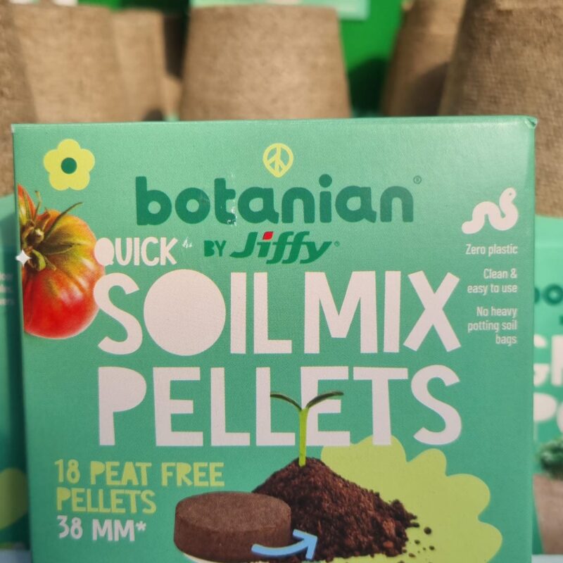 Jiffy soil mix pellets 18 x 38mm peat free pellets