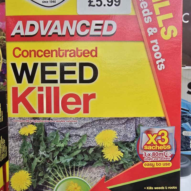Doff advanced weed killer sachets x 3 £5.99