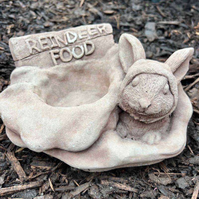 Reindeer Feed Stone Ornament